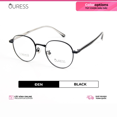 Gọng kính titanium bl7219 thời trang cao cấp nam nữ siêu nhẹ siêu bền OURESS