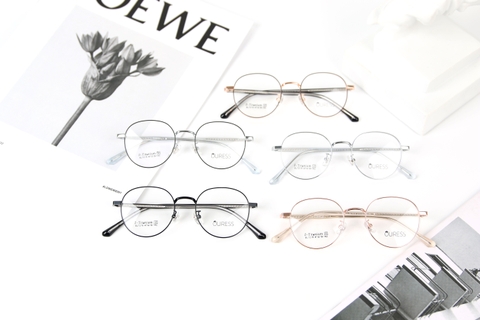 Gọng kính titanium bl7219 thời trang cao cấp nam nữ siêu nhẹ siêu bền OURESS