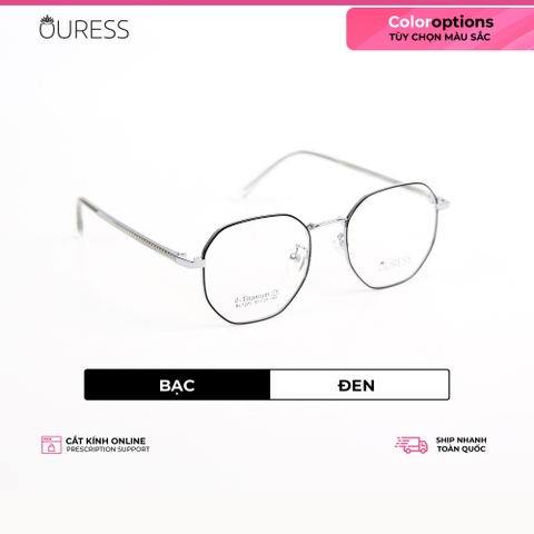 Gọng kính titanium bl7220 thời trang nam nữ siêu nhẹ siêu bền OURESS