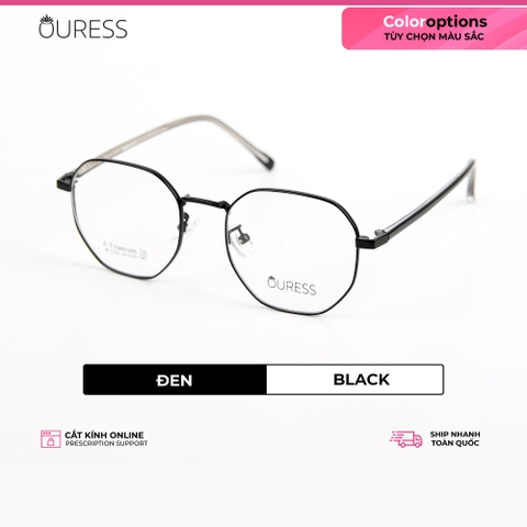 Gọng kính titanium bl7220 thời trang nam nữ siêu nhẹ siêu bền OURESS