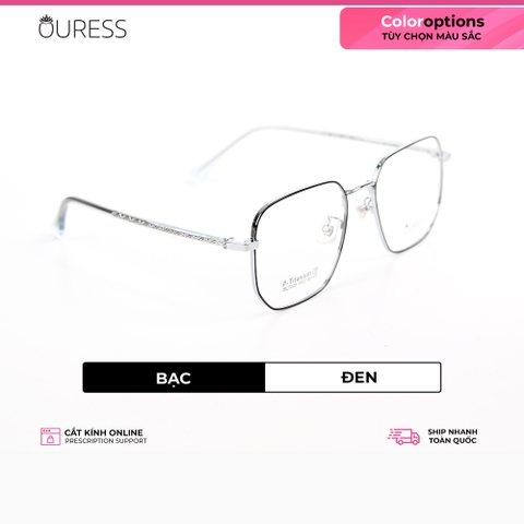 Gọng kính titanium bl7226 thời trang cao cấp nam nữ siêu nhẹ siêu bền OURESS