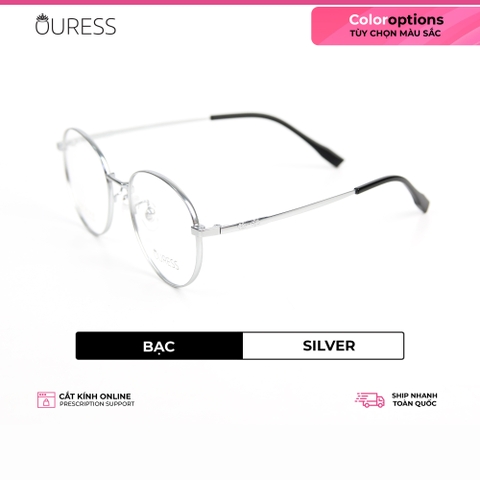 Gọng kính titanium hml6011 thời trang cao cấp nam nữ siêu nhẹ siêu bền OURESS