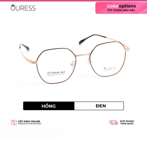 Gọng kính Titanium cao cấp thời trang nam nữ Ouress HML6018