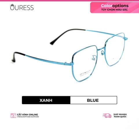 Gọng kính titanium zx2203 thời trang nam nữ siêu nhẹ siêu bền OURESS