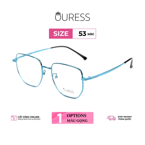 Gọng kính titanium zx2203 thời trang nam nữ siêu nhẹ siêu bền OURESS