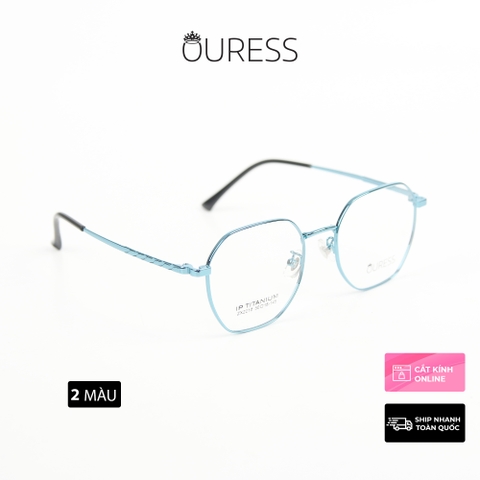 Gọng kính Titanium cao cấp thời trang nam nữ Ouress ZX2210