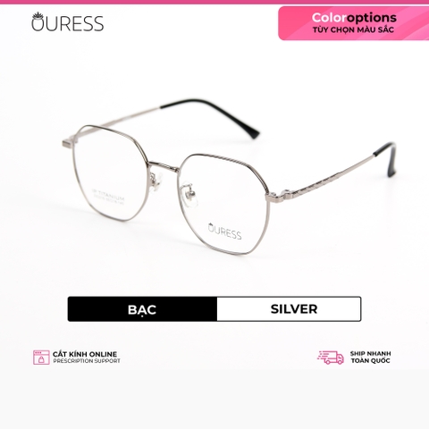 Gọng kính Titanium cao cấp thời trang nam nữ Ouress ZX2210