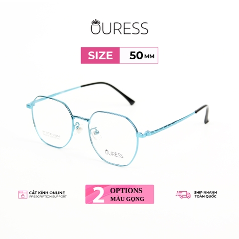 Gọng kính Titanium cao cấp thời trang nam nữ Ouress ZX2210