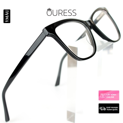 Gọng kính unisex nhựa Acetate cao cấp, dáng mắt mèo thời trang WD31