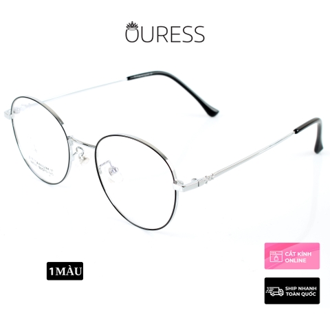 Gọng kính titanium 88035DB 1106 thời trang nữ cao cấp siêu nhẹ siêu bền OURESS