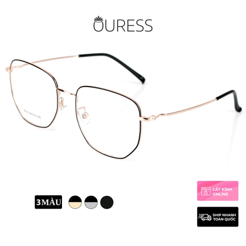 Gọng kính hợp kim 2802 thời trang nam nữ siêu nhẹ siêu bền OURESS