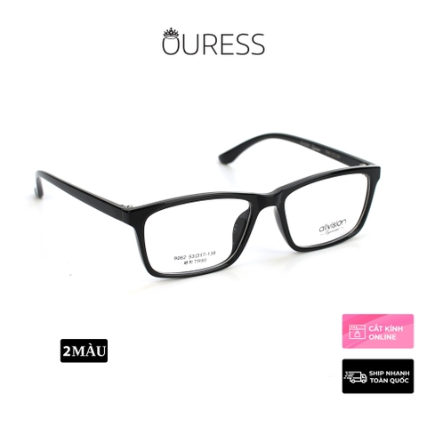 Gọng kính nhựa 9062 thời trang nam nữ siêu nhẹ siêu bền OURESS