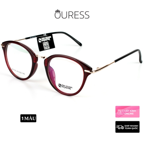 Gọng kính tr90 phối càng hợp kim cao cấp mt078