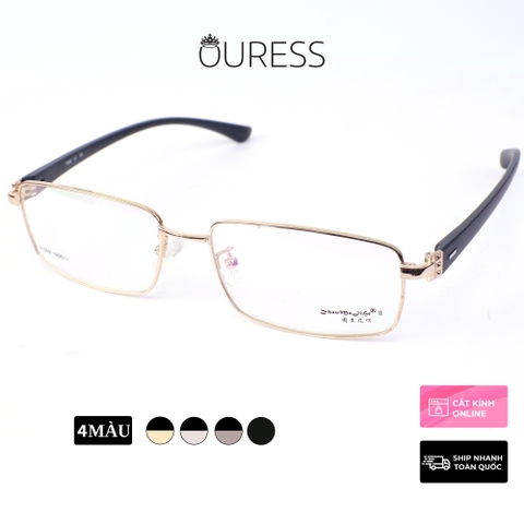 Gọng kính hợp kim siêu nhẹ hợp thời trang nam nữ Ouress 21069