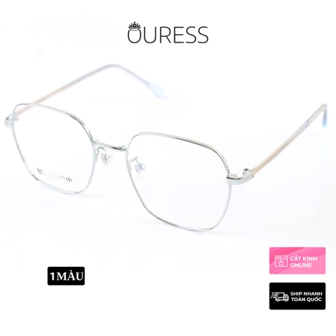 Gọng kính Titanium 85010B 1107 thời trang nam nữ siêu nhẹ siêu bền OURESS