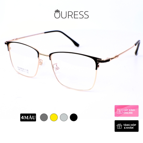 Gọng kính titanium p9007 thời trang nam cao cấp siêu nhẹ siêu bền OURESS