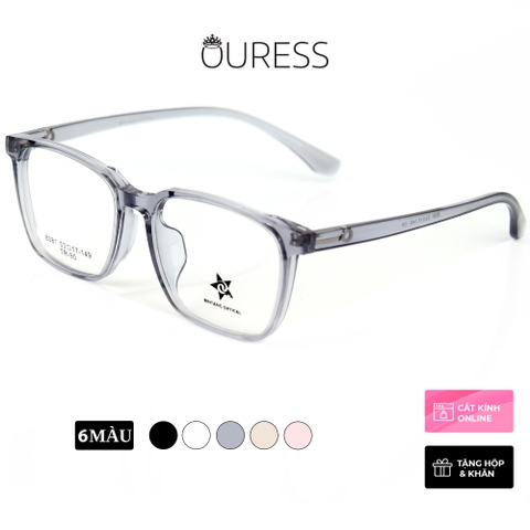 Gọng kính 8081 nhựa cao cấp siêu bền thời trang cá tính nam nữ OURESS