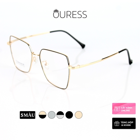 Gọng kính titanium 5201314 thời trang cao cấp nam nữ siêu nhẹ siêu bền OURESS