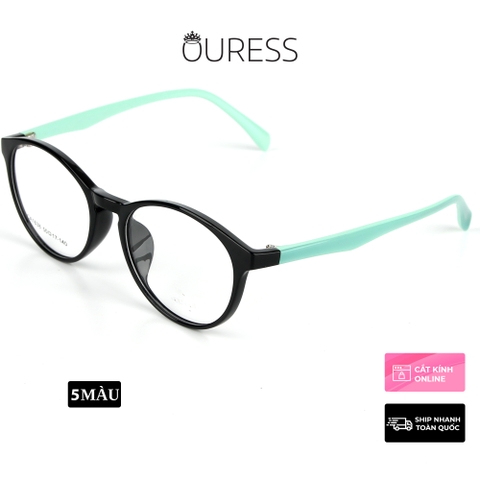Gọng kính nhựa ca1638 thời trang nữ cá tính siêu nhẹ siêu bền OURESS