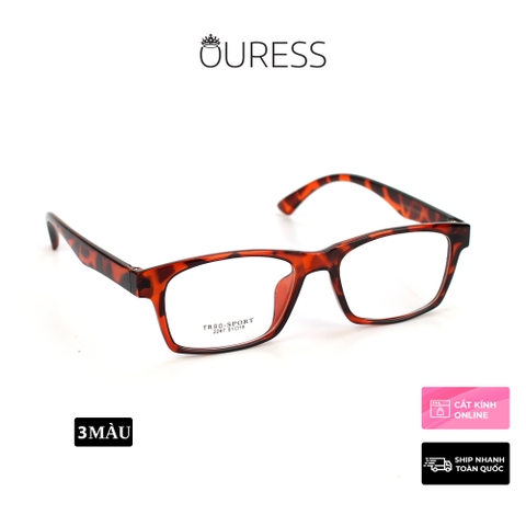 Gọng kính nhựa TR2267 thời trang nam nữ siêu nhẹ siêu bền OURESS
