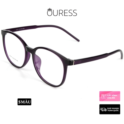 Gọng kính nhựa 2054 thời trang nam nữ siêu nhẹ siêu bền OURESS