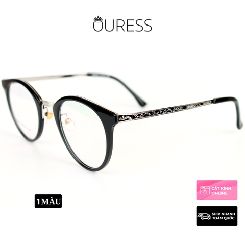 Gọng kính cận 168028 nhựa hợp kim thời trang siêu nhẹ siêu bền OURESS