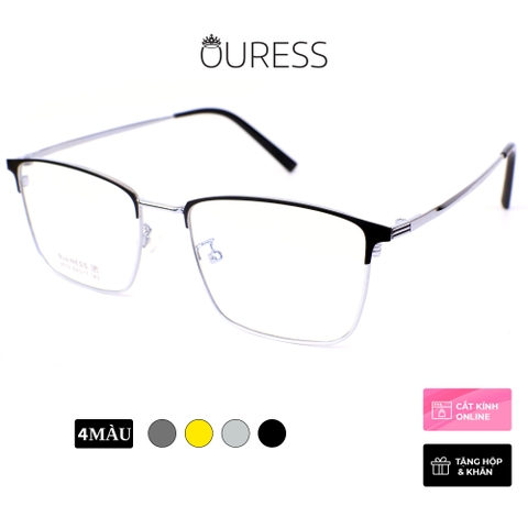 Gọng kính titanium pro p5015 thời trang nam cao cấp siêu nhẹ siêu bền OURESS