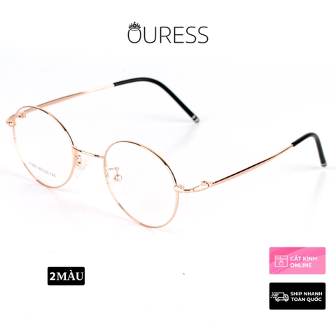 Gọng kính hợp kim thời trang nam nữ siêu nhẹ siêu bền OURESS 31060