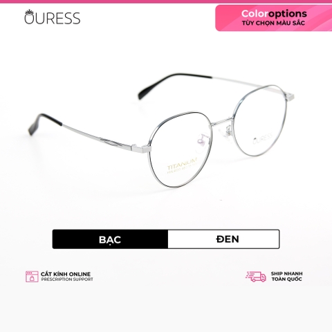 Gọng kính Titanium cao cấp thời trang nam nữ Ouress HML6035