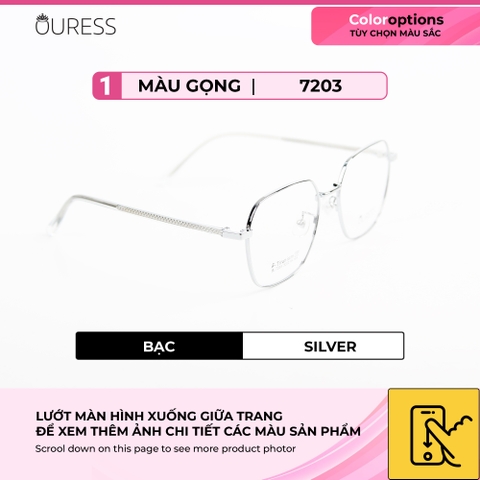 Gọng kính titanium bl7203 thời trang cao cấp nam nữ siêu nhẹ siêu bền OURESS