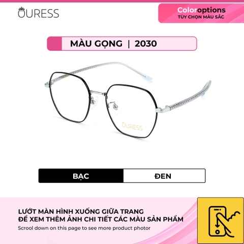 Gọng kính titanium 2067 2030 thời trang nam nữ cao cấp siêu nhẹ siêu bền OURESS