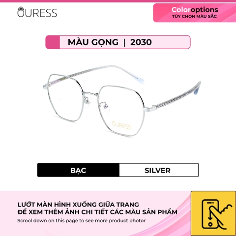 Gọng kính titanium 2067 2030 thời trang nam nữ cao cấp siêu nhẹ siêu bền OURESS