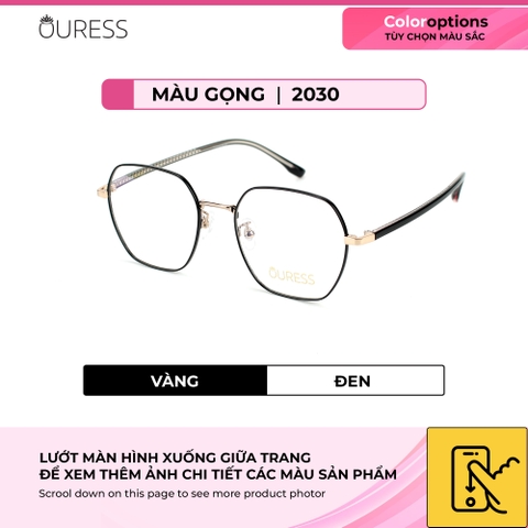 Gọng kính titanium 2067 2030 thời trang nam nữ cao cấp siêu nhẹ siêu bền OURESS