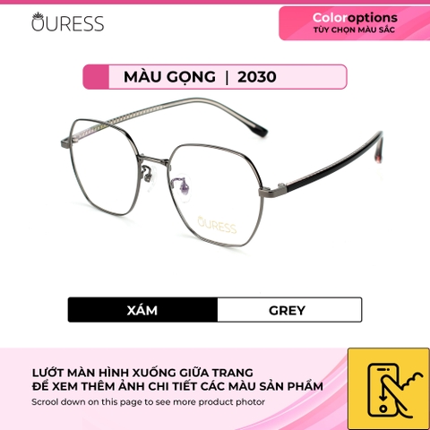 Gọng kính titanium 2067 2030 thời trang nam nữ cao cấp siêu nhẹ siêu bền OURESS