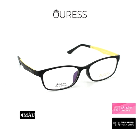 Gọng kính cận 1906 H66004 nhựa dẻo ultem thời trang nam nữ mắt kính OURESS