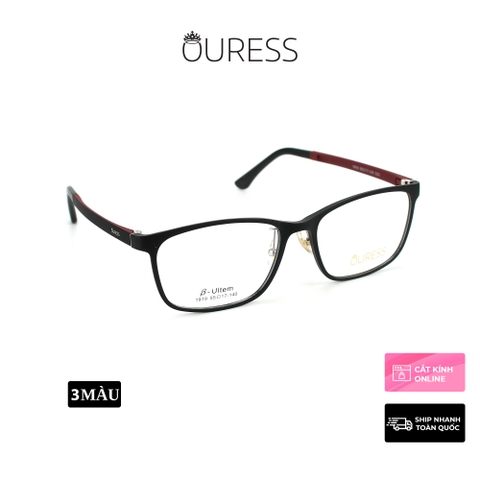 Gọng kính cận 1919 H66039 nhựa dẻo ultem thời trang nam nữ mắt kính OURESS