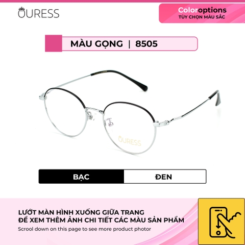 Gọng kính cận titan 8505 F63035 thời trang mắt kính OURESS nam nữ siêu nhẹ siêu bền