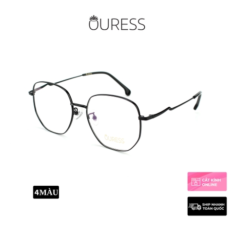 Gọng kính titanium 9065 1276 thời trang nam nữ siêu nhẹ siêu bền OURESS