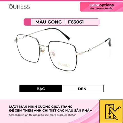 Gọng kính cận F63061 F63025 2031 titan thời trang mắt kính OURESS nam nữ siêu nhẹ siêu bền