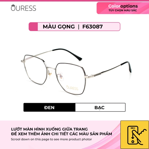 Gọng kính cận F63093 F63087 F63023 B2007 chất liệu titan thời trang mắt kính OURESS nam nữ siêu nhẹ siêu bền