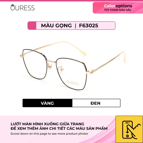 Gọng kính cận F63061 F63025 2031 titan thời trang mắt kính OURESS nam nữ siêu nhẹ siêu bền