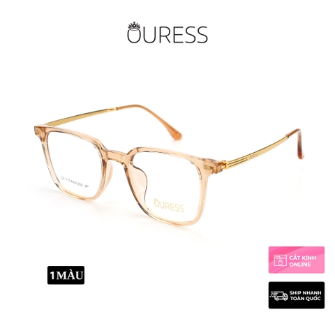 Gọng kính cận M682 chất liệu nhựa titan thời trang mắt kính OURESS nam nữ siêu nhẹ siêu bền