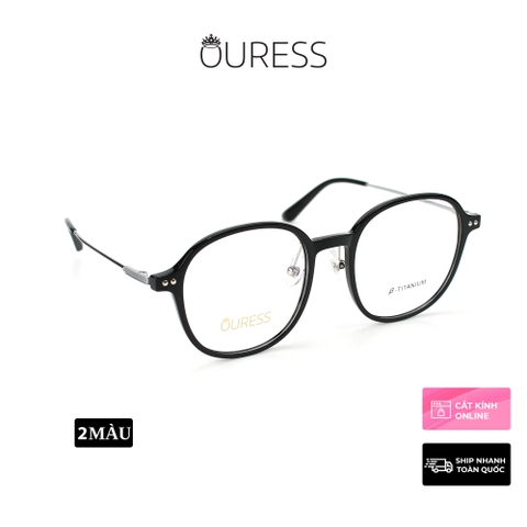 Gọng kính cận ZC8002 chất liệu nhựa titan thời trang mắt kính OURESS nam nữ siêu nhẹ siêu bền