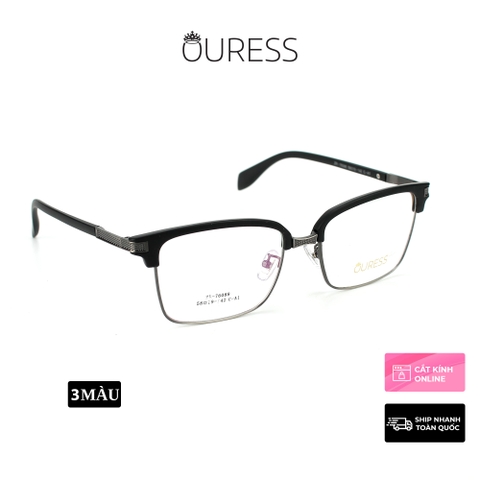 Gọng kính cận ZR76088 ZR76072 nhựa hợp kim thời trang mắt kính OURESS nam nữ siêu bền