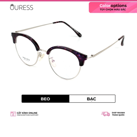 Gọng kính tr90 phối càng hợp kim cao cấp bền đẹp thời trang Ouress 9272