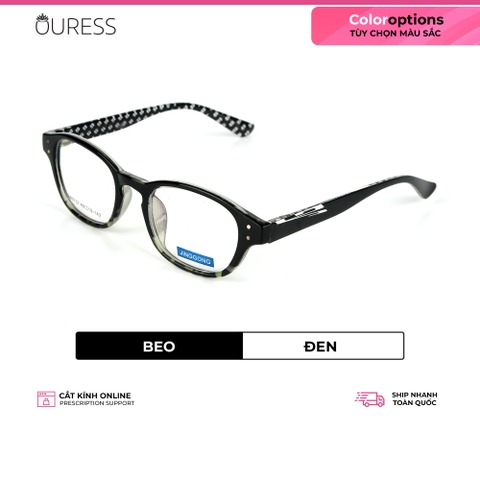 Gọng kính nhựa 86032 thời trang nam nữ siêu nhẹ siêu bền OURESS