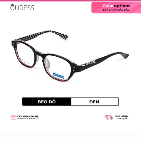 Gọng kính nhựa 86032 thời trang nam nữ siêu nhẹ siêu bền OURESS