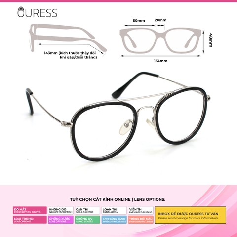 GỌNG KÍNH HỢP KIM CAO CẤP SIÊU NHẸ SIÊU BỀN 98029