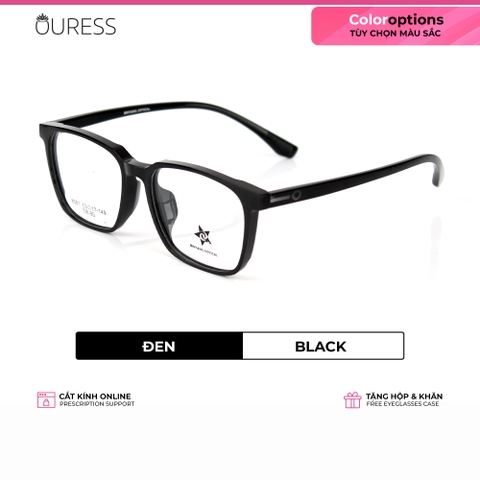 Gọng kính 8081 nhựa cao cấp siêu bền thời trang cá tính nam nữ OURESS