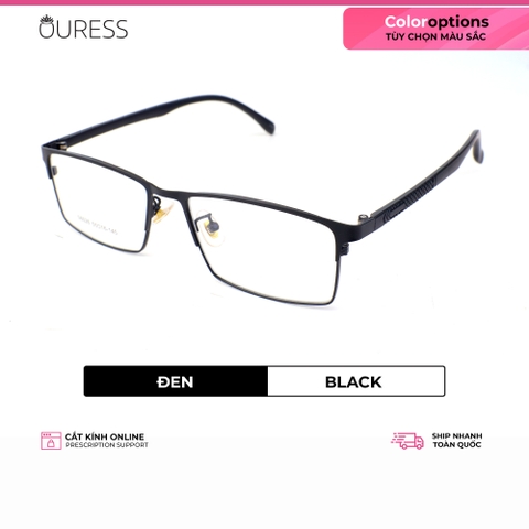 Gọng kính cận 58026 3322 3348 hợp kim mắt kính OURESS thời trang nam nữ siêu bền